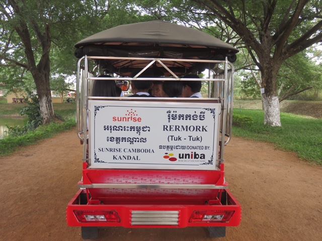 Back of a tuktuk